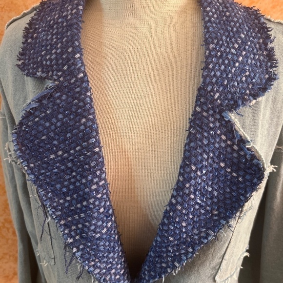 BEULAH Denim Jacket Size M/L - Picture 4 of 11